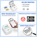 Marklife X2 Portable Mini Printer Similar to Marklife P50 Adhesive Sticker Printer Wireless Bluetooth Labeling Machine DIY Label