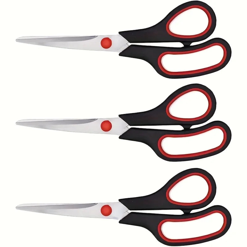 Stainless Steel Scissors Student Stationery Scissor Household Multi Functional Office Tailor Scissors Hand Cutting New