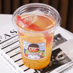 10/20/50pcs Transparent Disposable Coffee Cup Without Straw Suitable for Smoothies and Cold Drinks