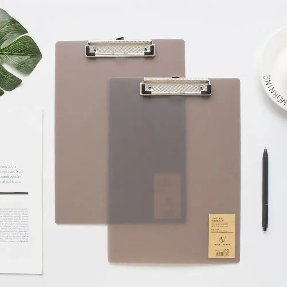 2Pcs Document Folder A6/A5/A4 Clipboard Ticket Bill Holder Hanging Cardboard File Folder Board Notepad Board Writing Pad
