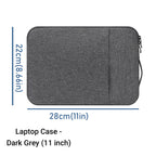 Waterproof Laptop Bag Sleeve Tablet Cover For MacBook Air Pro Xiaomi Dell Acer Notebook Computer Case 11 12 13 14 15 15.6 Inch