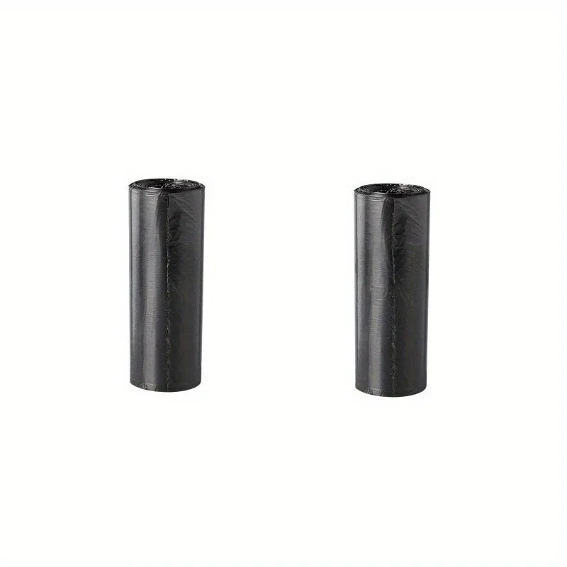 Mini Strong Trash Bags, Small Garbage Bags for Desktop Mini Trash Can, 60 Counts, Black, White