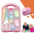 An 8-Piece Creative Hole Punch Set Perfect for DIY Scrapbooking and Birthday Cards. Fixed Patterns and Random Colors Available.