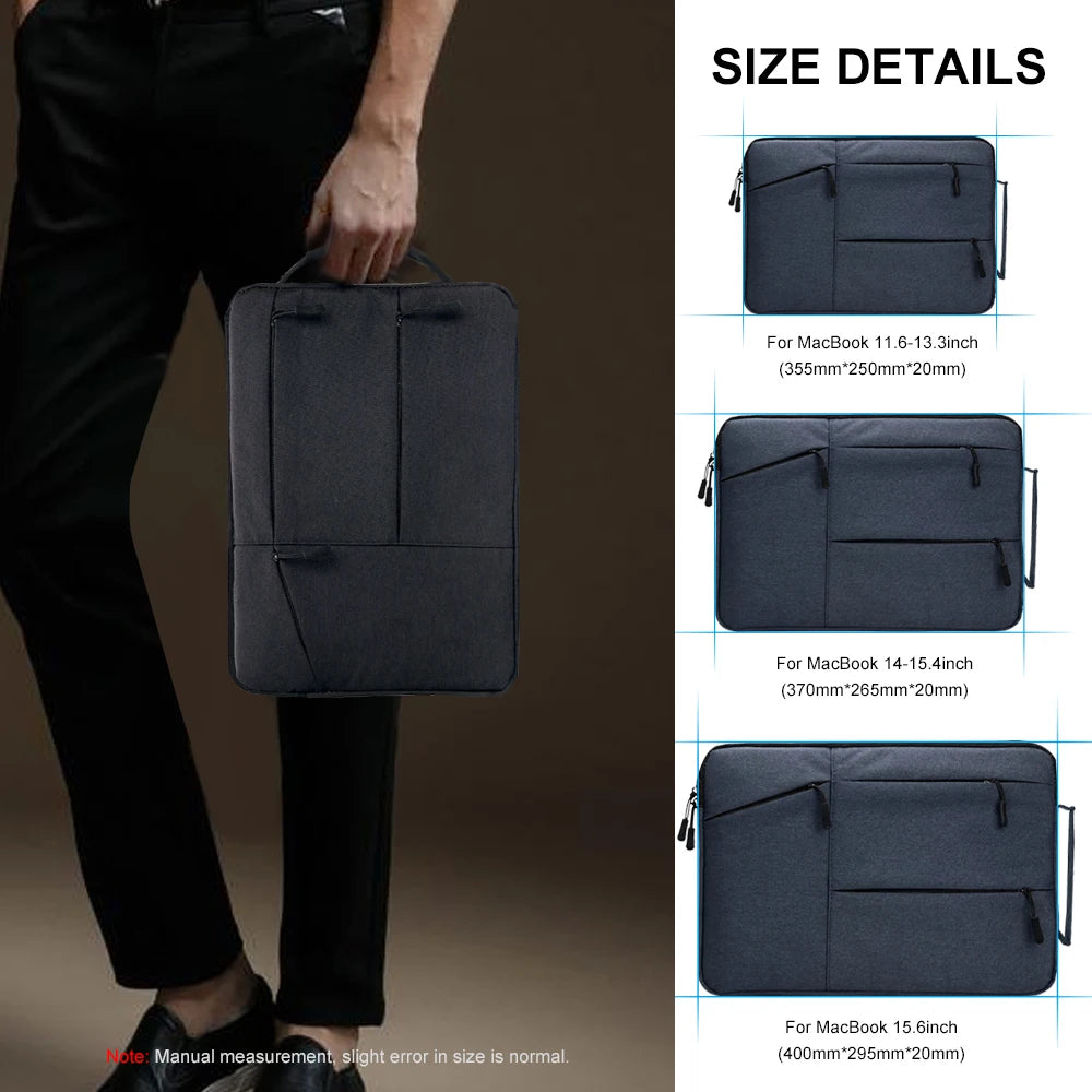 Laptop Notebook Case Tablet Sleeve Cover Bag 12 13 14 15 16 inch For Apple Matebook Air Pro 15.4 15.6 for Xiaomi Huawei HP Dell