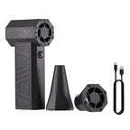 130000RPM Mini Fan Electric Air Duster Adjustable Wind Speed Portable Fan Violent Blower Rechargeable Car Cleaning