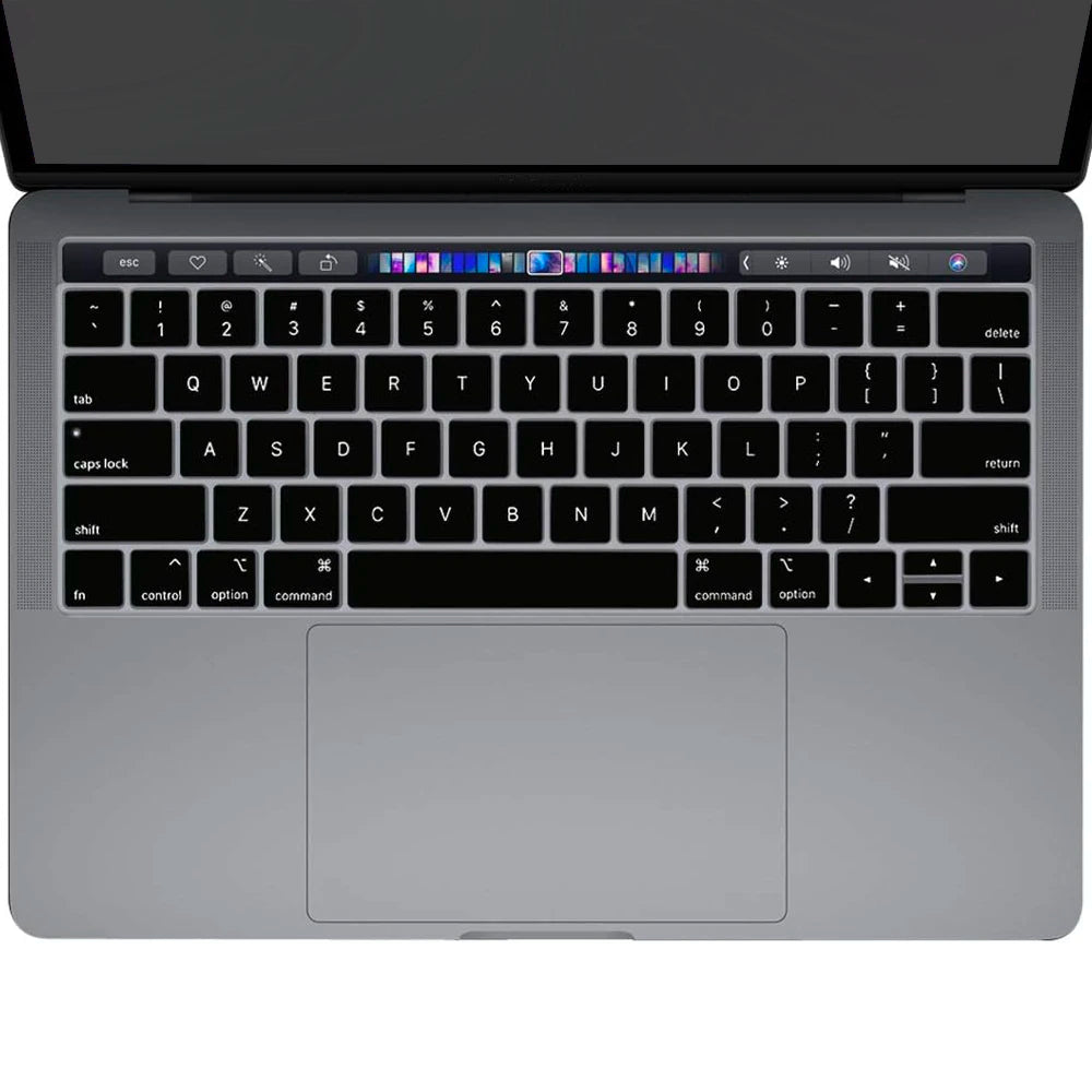 Keyboard Cover Skin for MacBook Pro with Touch Bar 13" and 15" ( Model Number A2159 A1706 A1707 A1989 A1990, 2016-20129 Release)