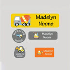 Custom Name Labels 121PCS 2 Sheets Personalized Stickers for Clothes, Lunch Boxes, Bottles, Kids School Supplies, Camp, Daycare