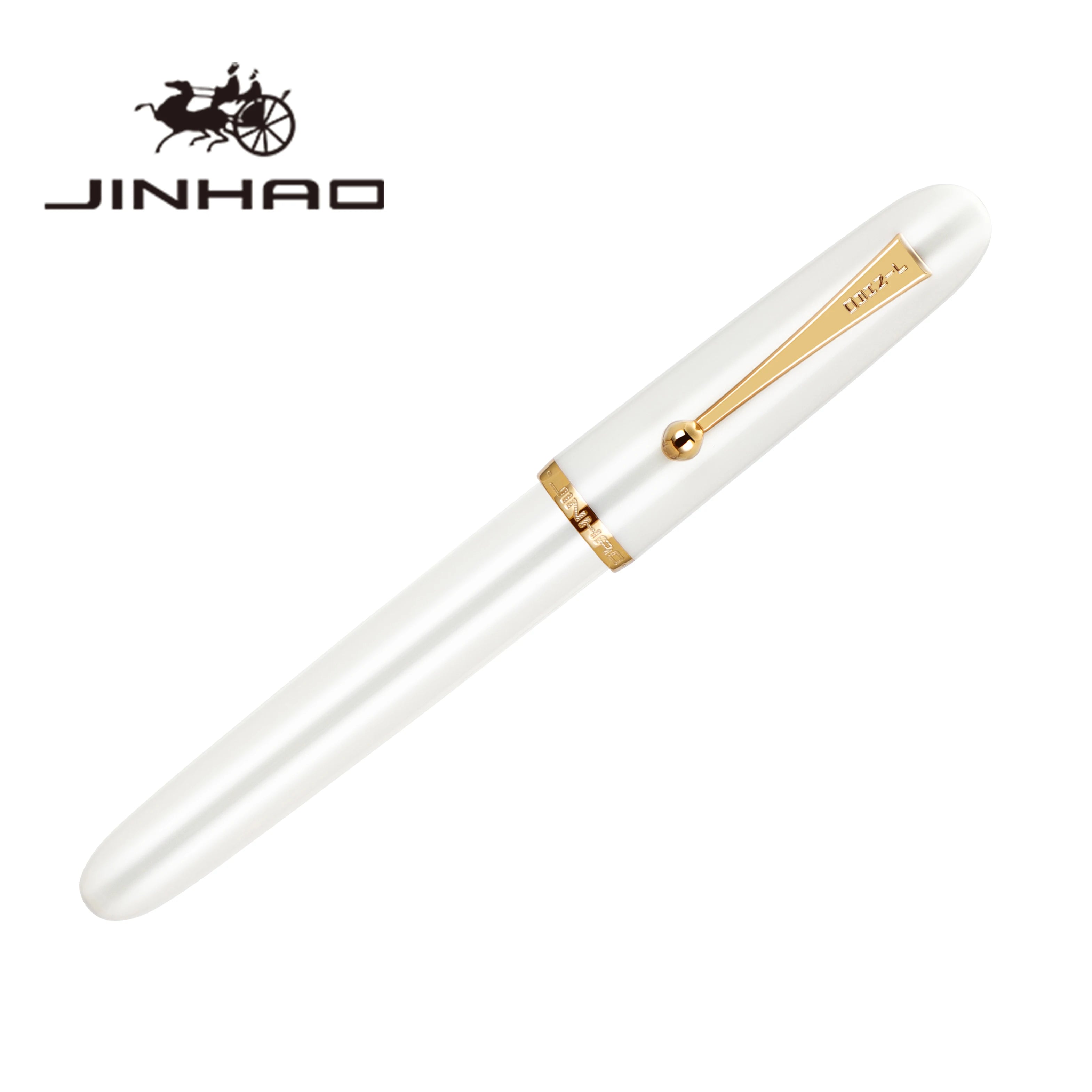 1pc Jinhao 9016/9013 Acrylic Fountain Pen Dadao Series Transparent Brown EF/F/M Nib with Large Capacity Ink Converter