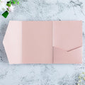5pcs 18x13cm Pink Envelopes for Wedding Invitation Birthday Anniversary Thick Tri-Fold Envelope Greeting Card Pocket Envelope