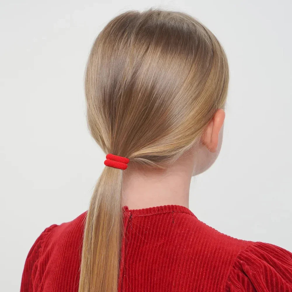 50/300/500 pcs Girls Colorful Elastic Hair Bands Ponytail Hold Hair Tie Rubber Bands Scrunchie Hair Accessories Bands for Girls