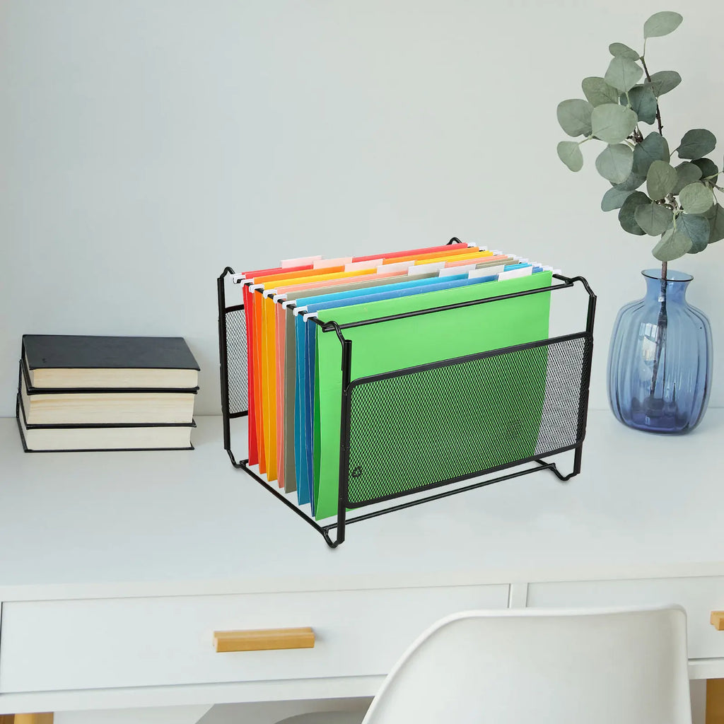 8Pcs Thick Paper Suspension File Folder A4 Size Hanging Document Holder Organizer Office Supplies Financial Records Home