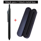 Metal Multicolor Pen 4 In 1 Gravity Sensor Ballpoint Pen 3 Colors Ball Pen and 1 Mechanical Pencil Office School Stationery Gfit