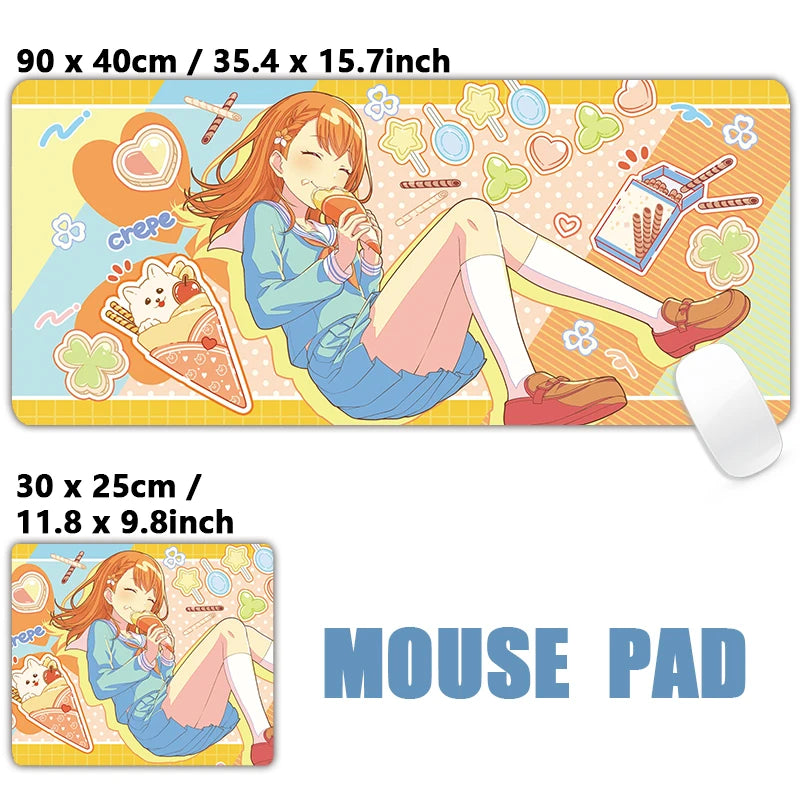 Project Sekai Birthday Full Character 25-ji Nightcord de PJSK Mouse pad Table Mat Gaming XXL Anime Mousepad Keyboard Desktop Mat