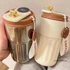 Intelligent Digital LED Temperature Display Coffee Cup Stainless Steel Thermo Bottle Keeps Cold and Heat Thermal Mug Sports Cup