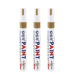 1/3/6/12 Colors Permanent Paint Marker White/Gold/silver Markers for Car Tire Tread Rubber Fabric Paint Metal Paint Marker Pens