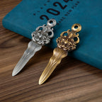 1PCS Retro Sword Letter Opener Zinc Alloy Portalble Utility Knife Cutter Envelope Opener Mail Knife School Office Supplies