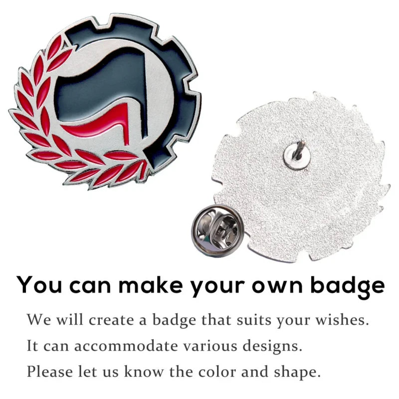 [Minimum 100pcs] Custom Logo Enamel Pin Soft/Hard Label Customized Metal Badges Lapel Brooches On Backpack Or Friend Gift