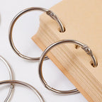 1-10PCS Binder Rings Loose Leaf Metal Book Ring Album Scrapbook Binders Craft Photo Organizer Keychain For Home Office