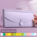 13 Pockets Expanding Folder Accordion Document Organizer Check Receipts Bill Card Ticket Holder Expandable PP Wallet Case[S13]
