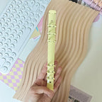 Candy-colored Metal Loose-leaf Iron Clip Macaroon 6-hole Binder A5 Binder Loose-leaf  Binder Clips Notebook Loose-leaf Rings