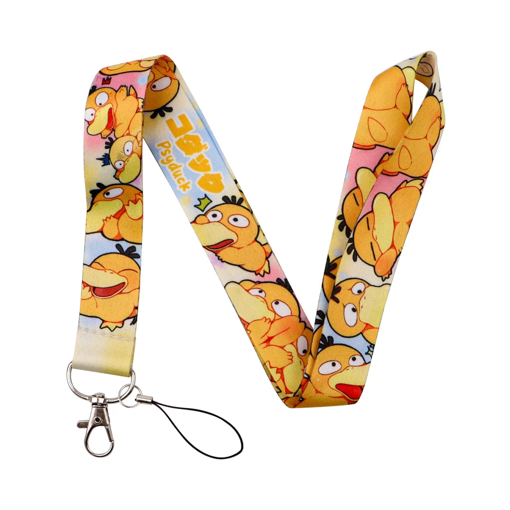 Japanese Anime Monsters Neck Strap Lanyard for Keys Keychain Badge Holder ID Credit Card Pass Mobile Phone Charm Accessories
