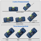 SHAHE Rechargable Digital Protractor Inclinometer Digital Angle Finder Level Box Angle Measuring Tools