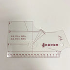 3-Piece Set for Doll Clothes Ruler Tailor Garment Cloth Sewing Tool Design Ruler F0T1