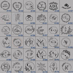 Embosser Stamp Customized Private Logo Customization Library Book Invitation Wedding Embossing Stamp Company Paper Leather Seals