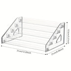 Clear Acrylic Card Display Stand Rack Shelf Organizer for PSA Trading Baseball Cards - Durable, Card Storage Organizer