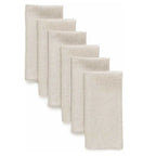 6/10/12 pcs Cotton Linen Napkin 40cm Napkin Muslin Tea Towels Dinner Retro Cheesecloth Wedding Party Rustic Table Decoration