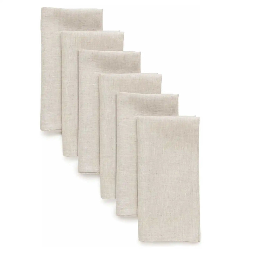 6 Pieces 100% Cotton Dinner Napkin White Napkin Soft Absorbent Comfortable - Ideal for Events and Regular Use