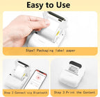 Marklife Thermal Label Printer P50 Mini Protable Bluetooth Stickers Self-adhesive Printer For Kitchen Office To Gift/Marking/Tag
