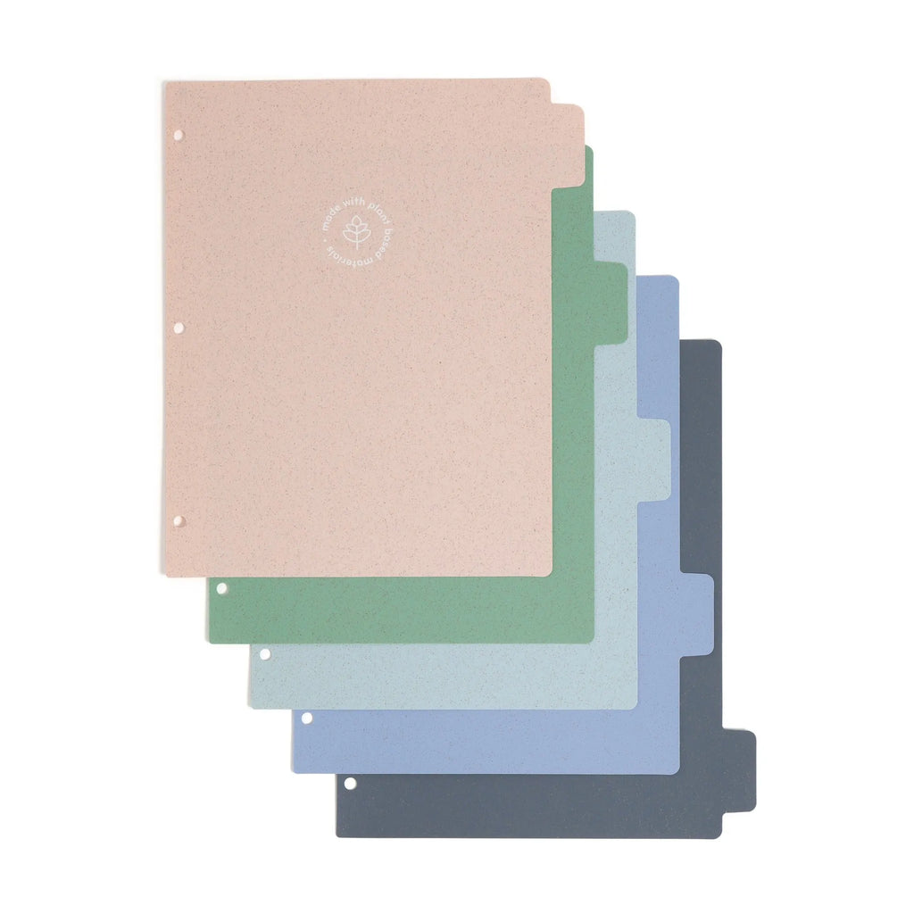 Tab Dividers For Binders, Durable Core Index Pages With Writable Tabs For School Office Organization