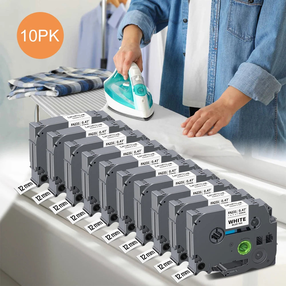 Portable Label Printer PS100E Print Heat Shrink Tube Iron on Fabric Tape Satin Ribbon No Ink Label Maker Industrial Machine