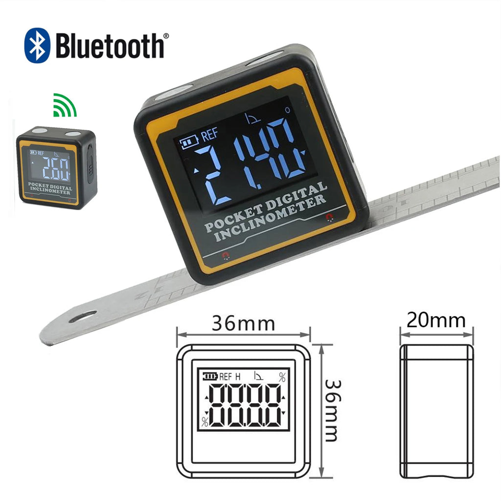 Electronics Digital Level Protractor Digital Inclinometer Angle Tester Mini Digital Meter Leveling Tool For Woodworking Tools