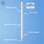 For iPad Pencil 2025 M4 Stylus Pen for Air 6 M2 Pro M3 with Palm Rejection Tilt for iPad Pro 11 12.9 13 7/8/9/10/11th mini 5 6 7