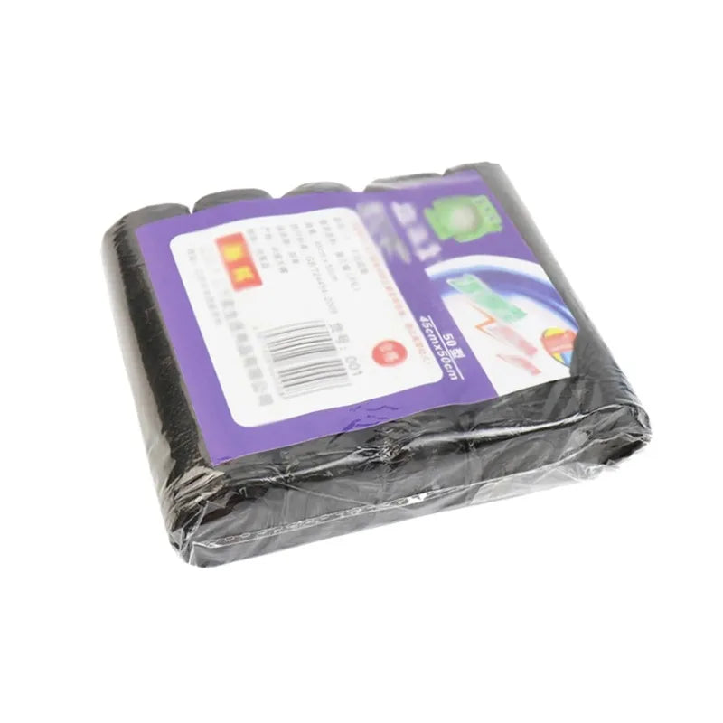 5 Rolls/bag Disposable Small Trash Bags Portable Pe Rubbish Bags Wastebasket Bags Small Garbage Bags Office Kitchen Waste