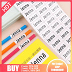 114 Waterproof Personalized White Label Custom Name Sticker Kindergarten Tag Children School Stationery Daily Necessities Labels