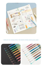 Languo 27-207 Colors Of One Set Drawing Handbook Pens Student DIY Graffiti Multi-Color Gel Pen Writing Marker Stationery