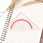 1pcs 15cm Multi-function Square Triangle Scale Engineering Ruler Stationery Office Students Protractor Measurement Rulers