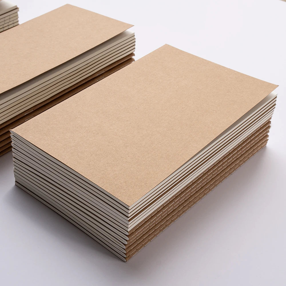 3-Piece A5/Standard Size Refill Inserts For Traveler'S Notebook - Portable Passport Style, 32 Sheets (64 Pages) Each