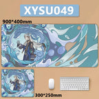 Anime Game Furina Neuvillette Mavuika Wanderer Raiden Columbina XXL Large Genshin Impact Mouse Pad Keyboard Desk Mat Mousepad