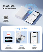 Niimbot N1/B18 Thermal Transfer Label Sticker Printer Mini Label Maker With Ribbon PET Papers For Jewelry Store Cable Cosmetics