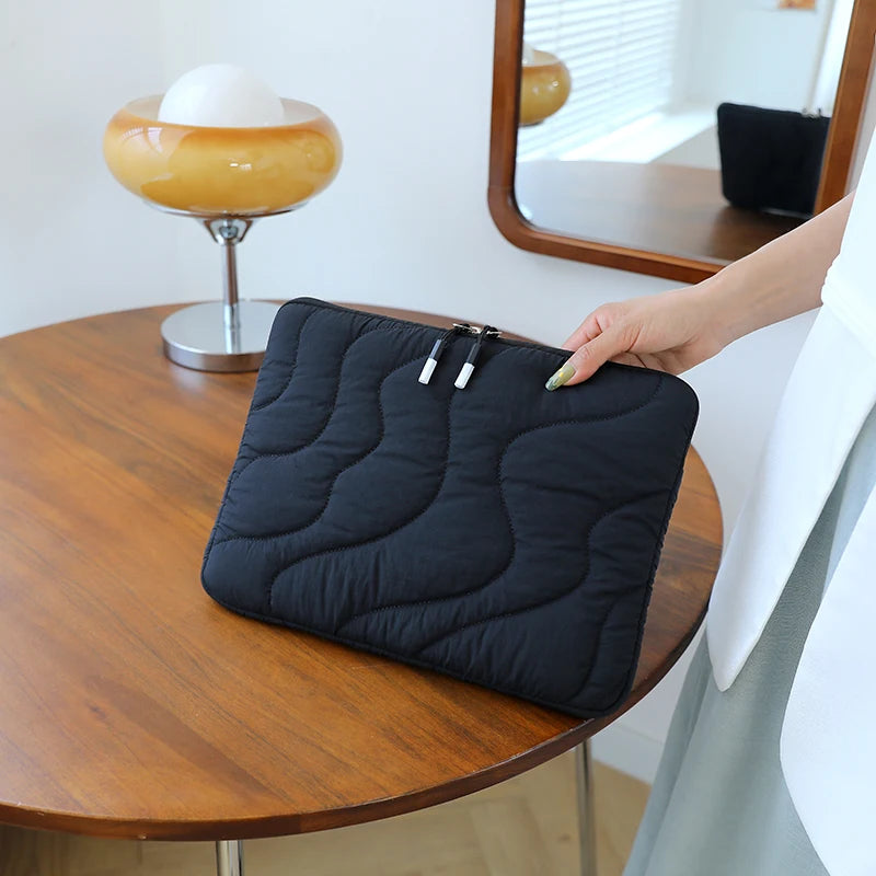 Laptop Case for Macbook Pro Air 13 14 Inch Fluffy Computer Carrying Case for Huawei Hp Soft Laptop Sleeve Bag for Women,Girl