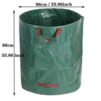 500L Garden Waste Bag Reusable Leaf Bag Yard Waste Bag Lawn Yard Bag for Loading Garden Leaves Trash storage bag