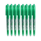 8pcs Multi-Color Erasable Gel Pen 0.5mm Tip Painting Writing Drawing School Black Blue Red Pink Orange Green Purple Light Blue