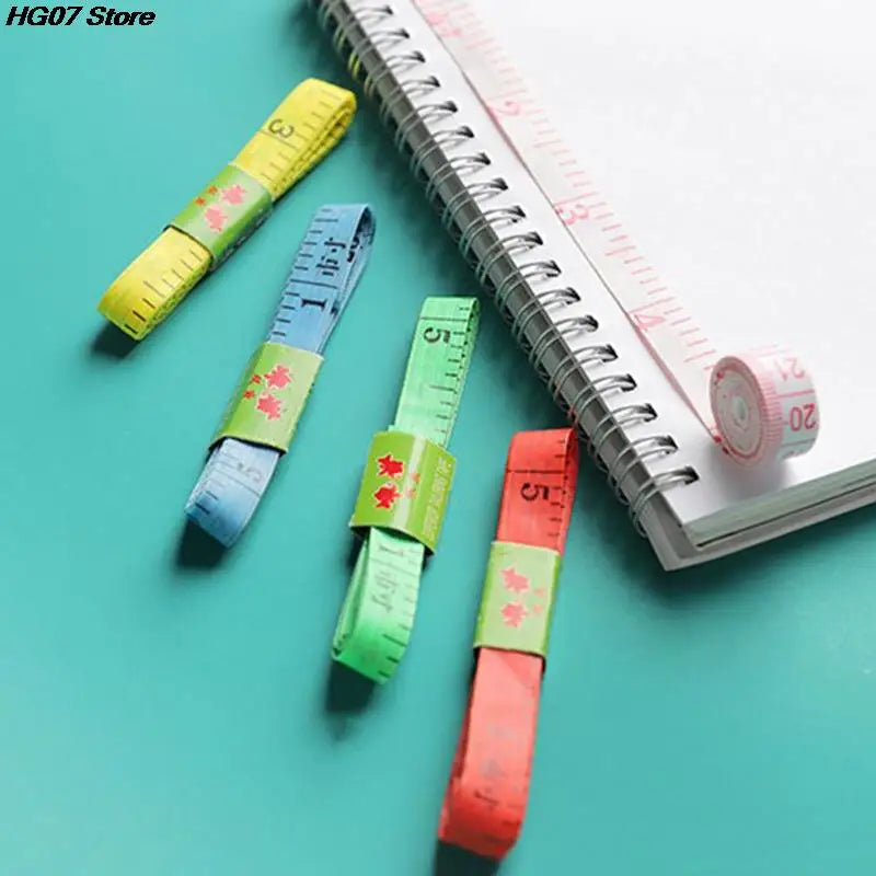 10 Pieces 1.5 Meter Soft Flat Mini Measuring Tape, Dual Scale Centimeter & Meter Flexible Portable Tape Ruler, Lightweight Handy