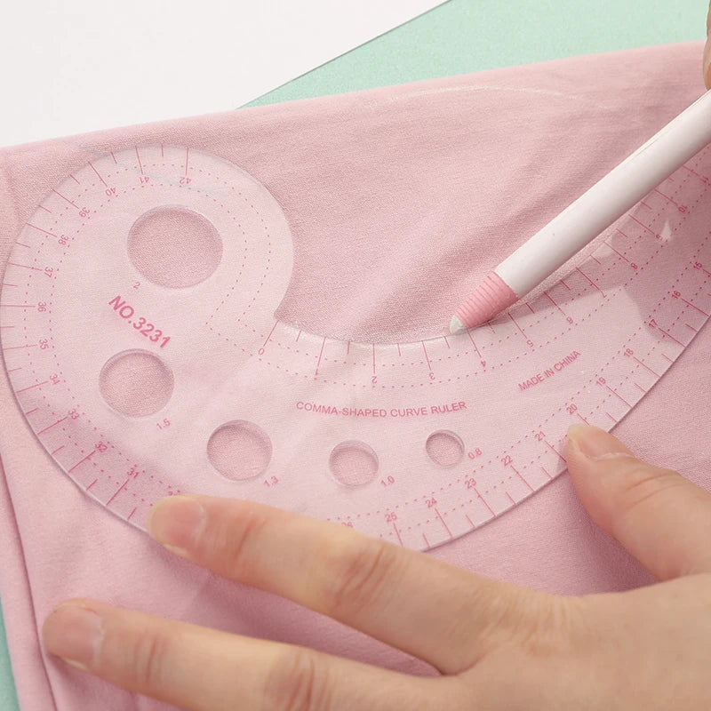 KRABALL Sewing Ruler Set Measure Patchwork Tailor French Curve Ruler for Fabric Drawing Template DIY Sewing Accessories Tool