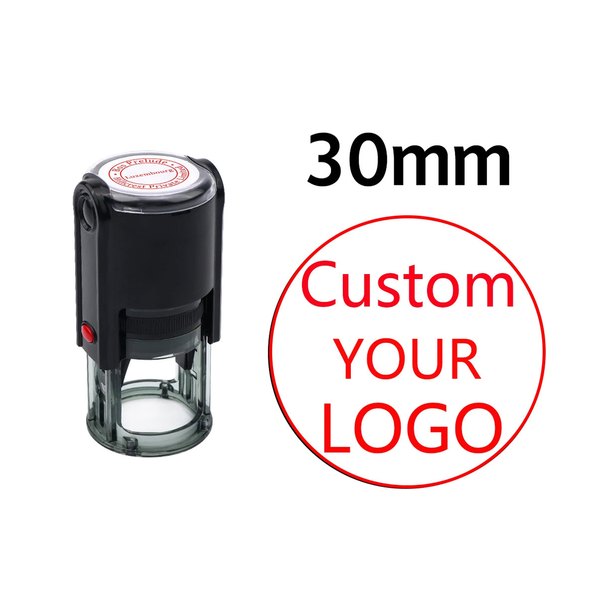 Custom Self-Inking Stamp With Your Own Logo,Photosensitive Ink / Rubber Stamp,Personalize Your Logo Multiple Ink Color Option