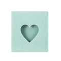 PLRBOK 3 Ring A5 Photo Album with Pockets,Binder Heart Glitter Cover Pretty Notebook Card Book 4×6 10×15 Scrapbook